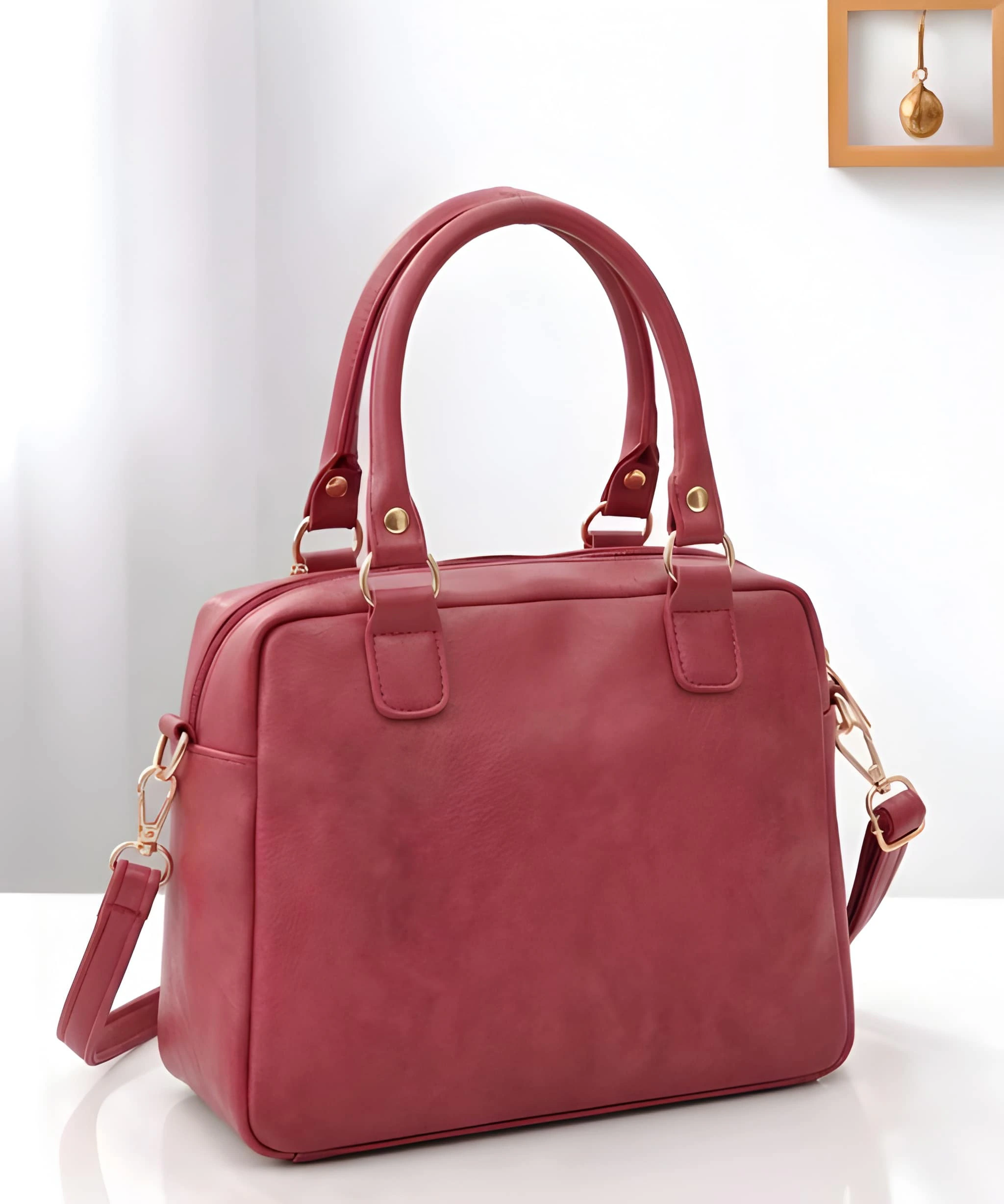Women’s Premium PU Leather Tote Handbag | Stylish Shoulder Carry Bag for Ladies | Large Spacious image 8