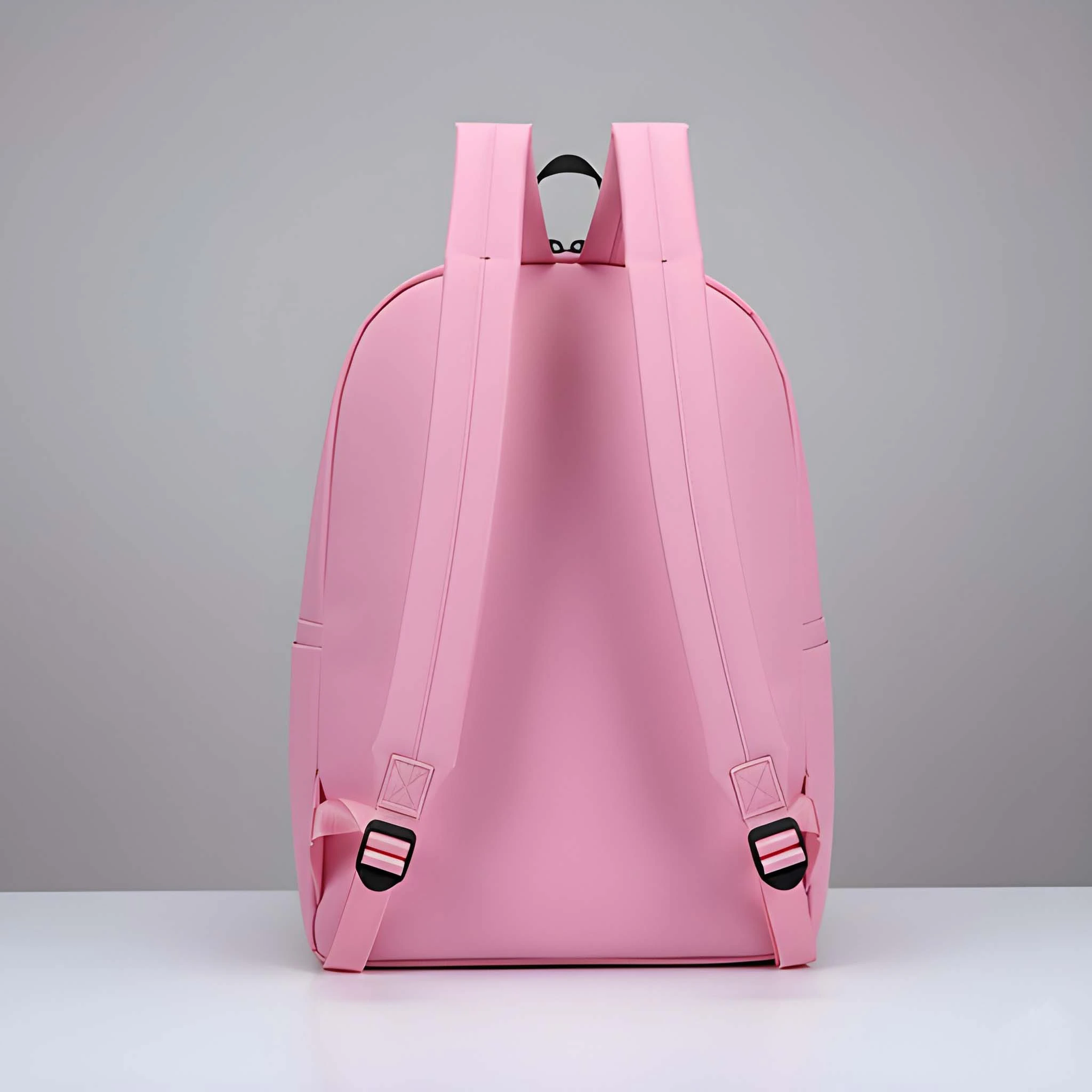 Latest Trendy Women’s Pink Backpack | Lightweight & Durable PU Leather School/College Bag|Adjustable image 9