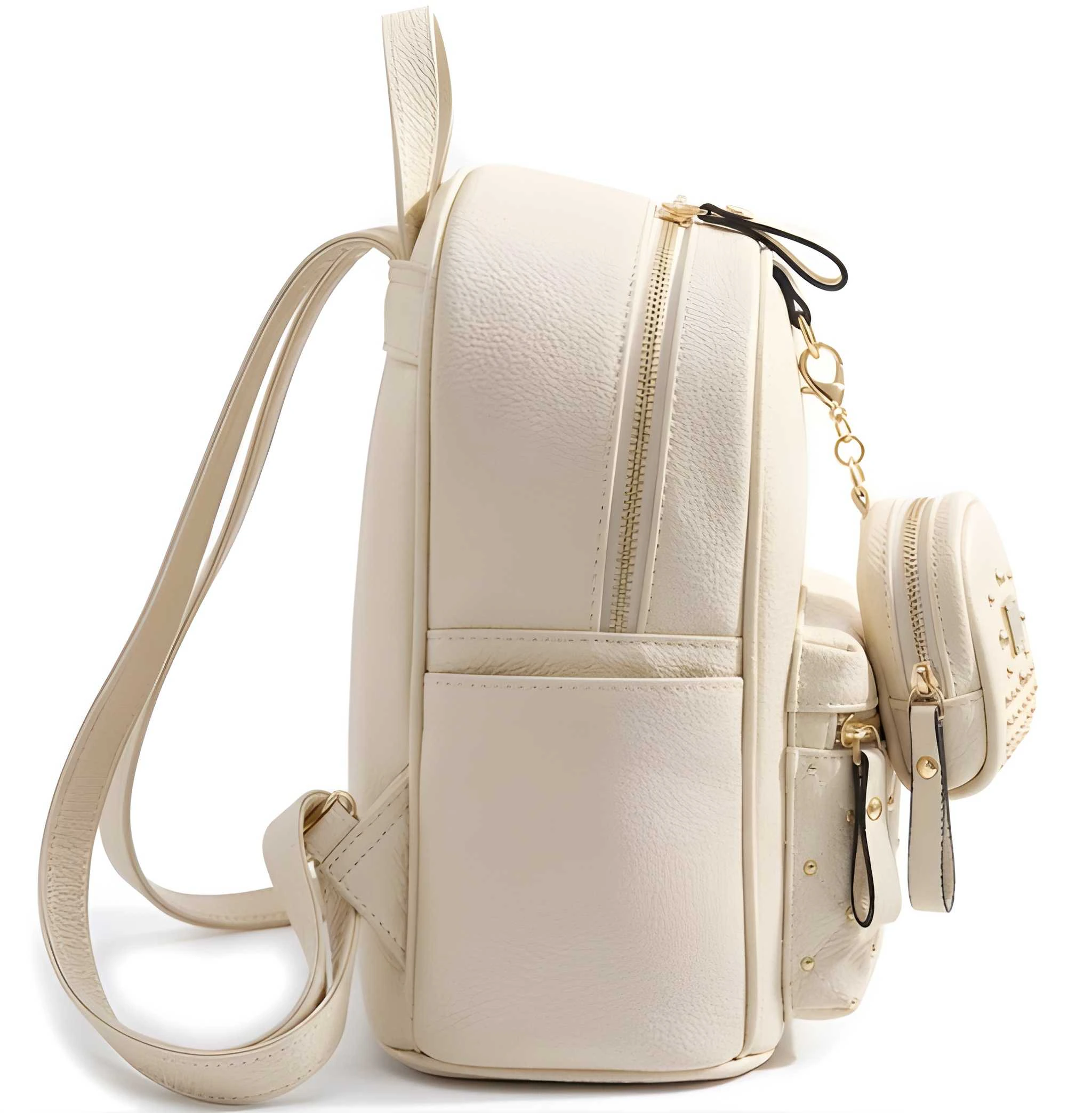 Latest Trendy Women’s Pink Backpack | Lightweight & Durable PU Leather School/College Bag|Adjustable image 3