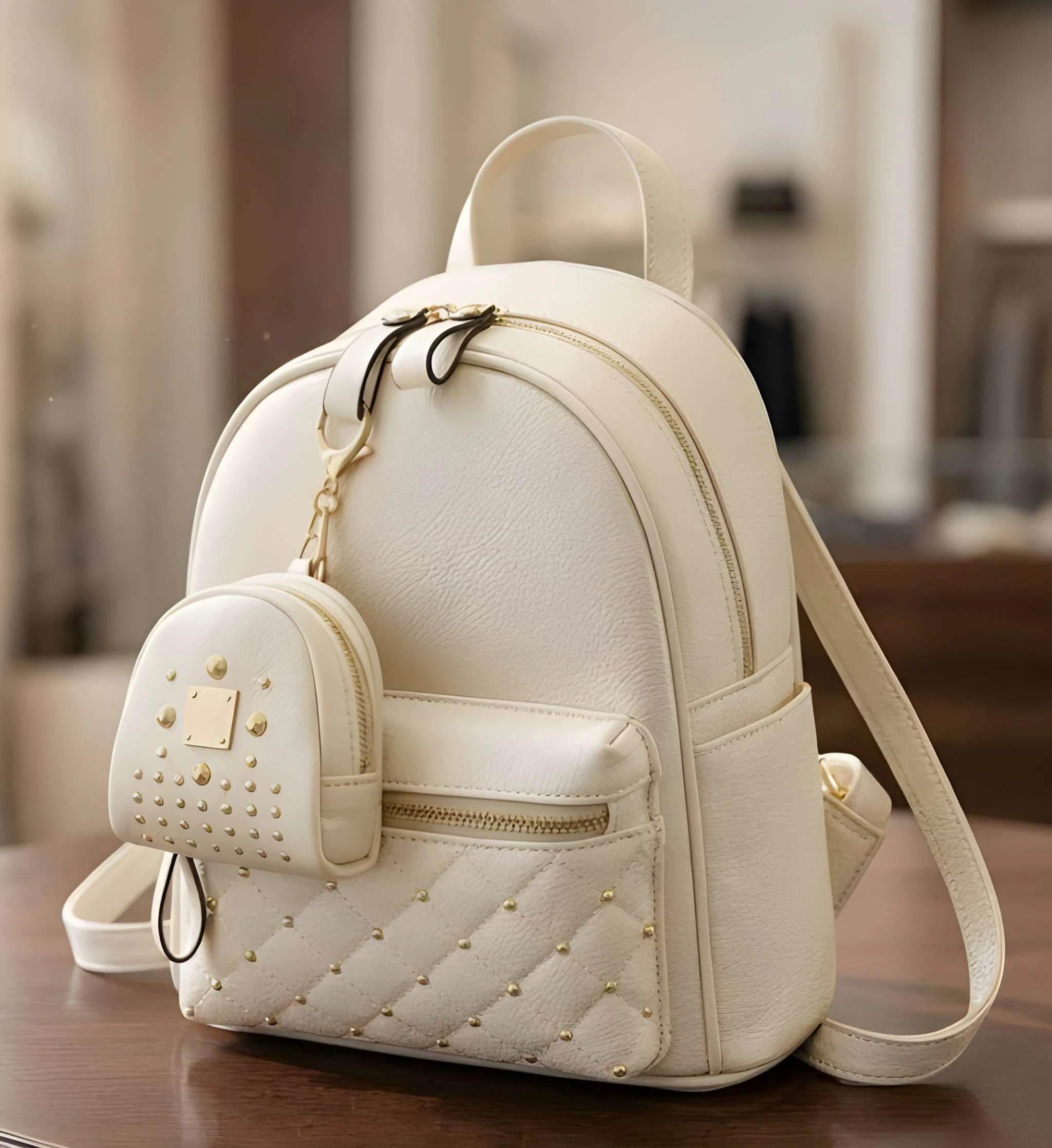 Latest Trendy Women’s Pink Backpack | Lightweight & Durable PU Leather School/College Bag|Adjustable image 5