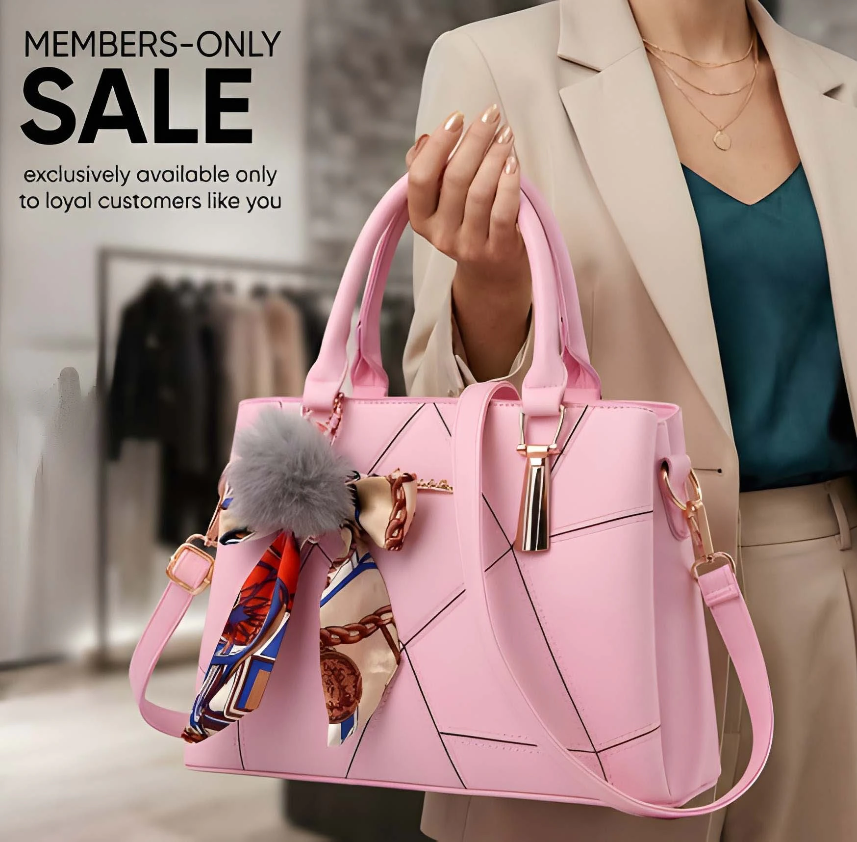 Premium Quality Women’s Stylish Handbag | Elegant PU Leather Shoulder & Tote Bag for Ladies | Spacio image 7