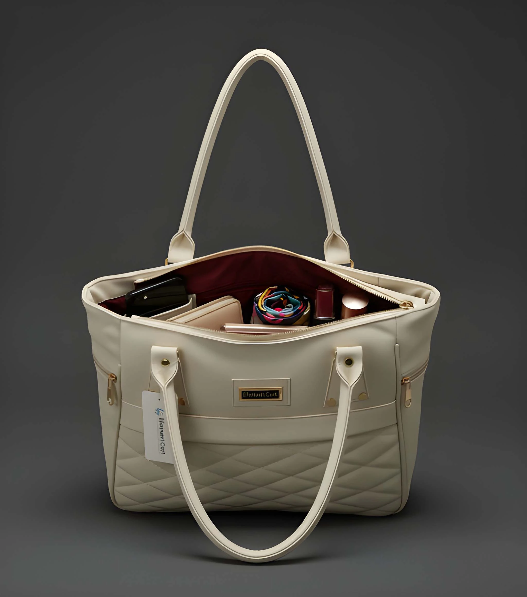 Luxury Women’s Designer Handbag | Premium PU Leather Shoulder & Tote Bag | Travel & Daily Wear image 8