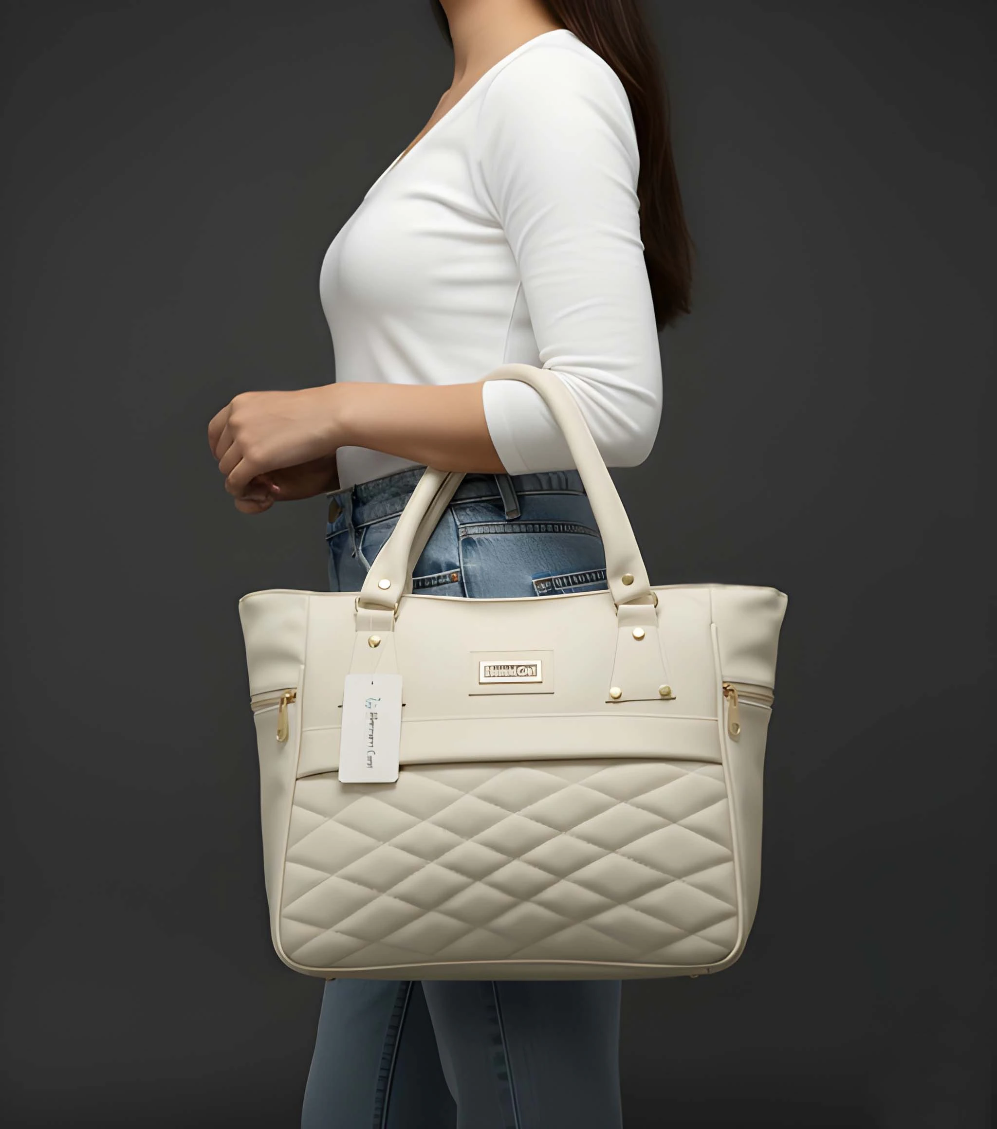 Luxury Women’s Designer Handbag | Premium PU Leather Shoulder & Tote Bag | Travel & Daily Wear image 10